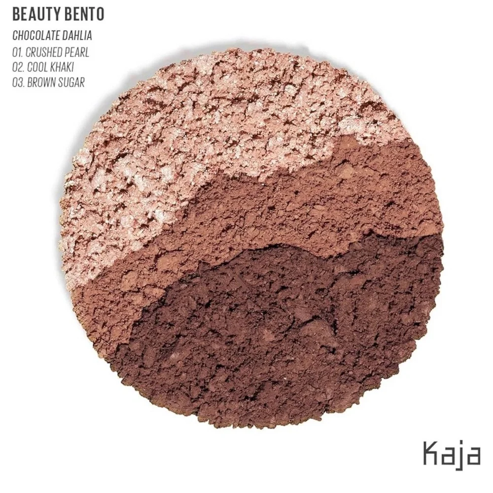 Kaja Play Bento Bronzer Blush Blendable Sculpting Trio 08 Chocolate Dahlia